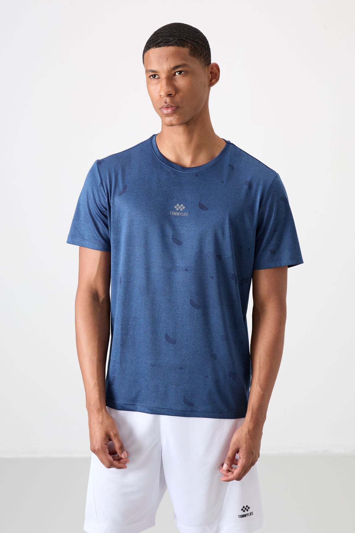 Image of Tricou sport bărbătesc Parliament, respirabil, jacquard, subțire și flexibil, croială standard - 88397