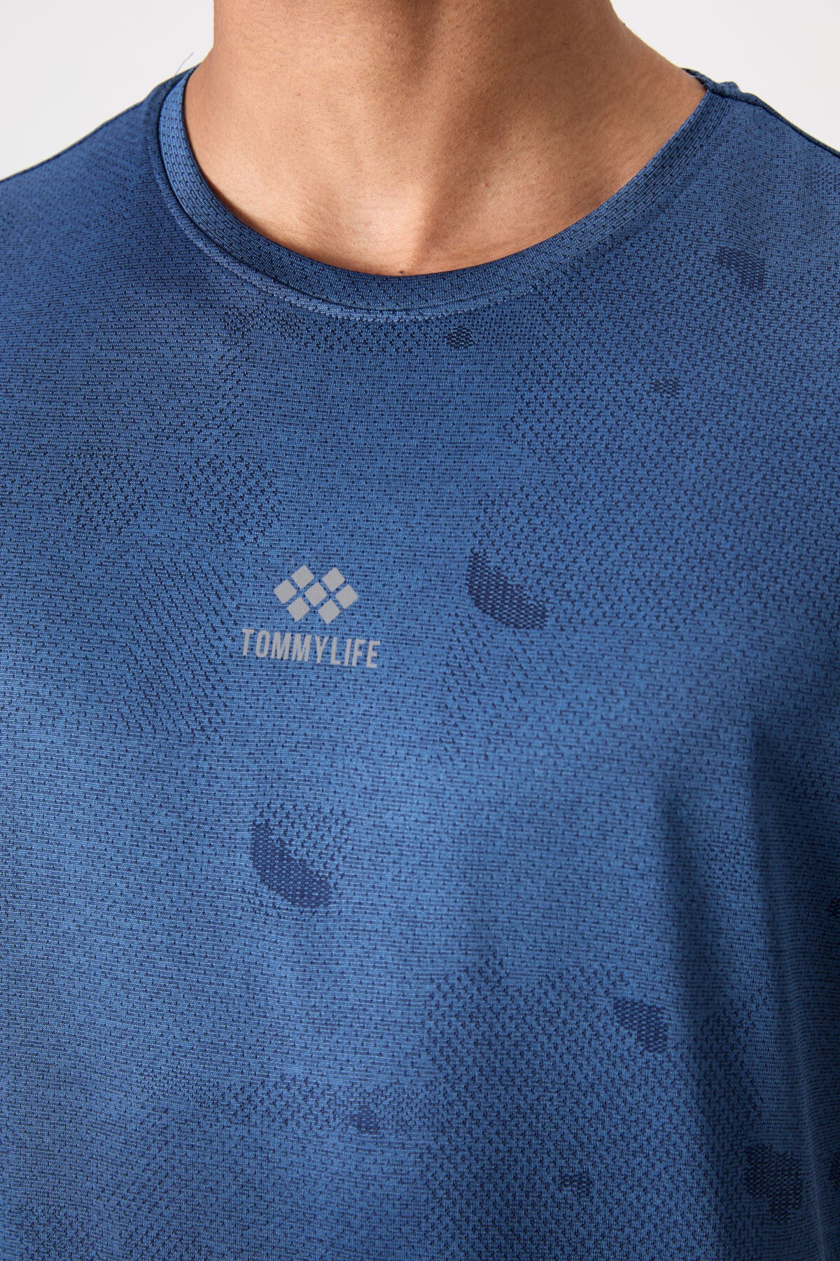 Image of Tricou sport bărbătesc Parliament, respirabil, jacquard, subțire și flexibil, croială standard - 88397