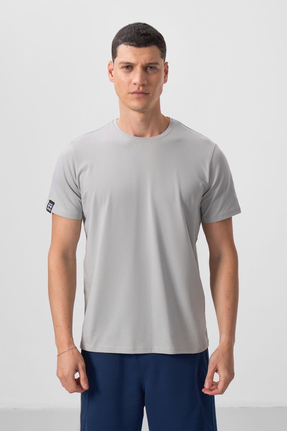 Image of Taş Erkek Basic Kısa Kol Standart Kalıp O Yaka T-shirt - 87911