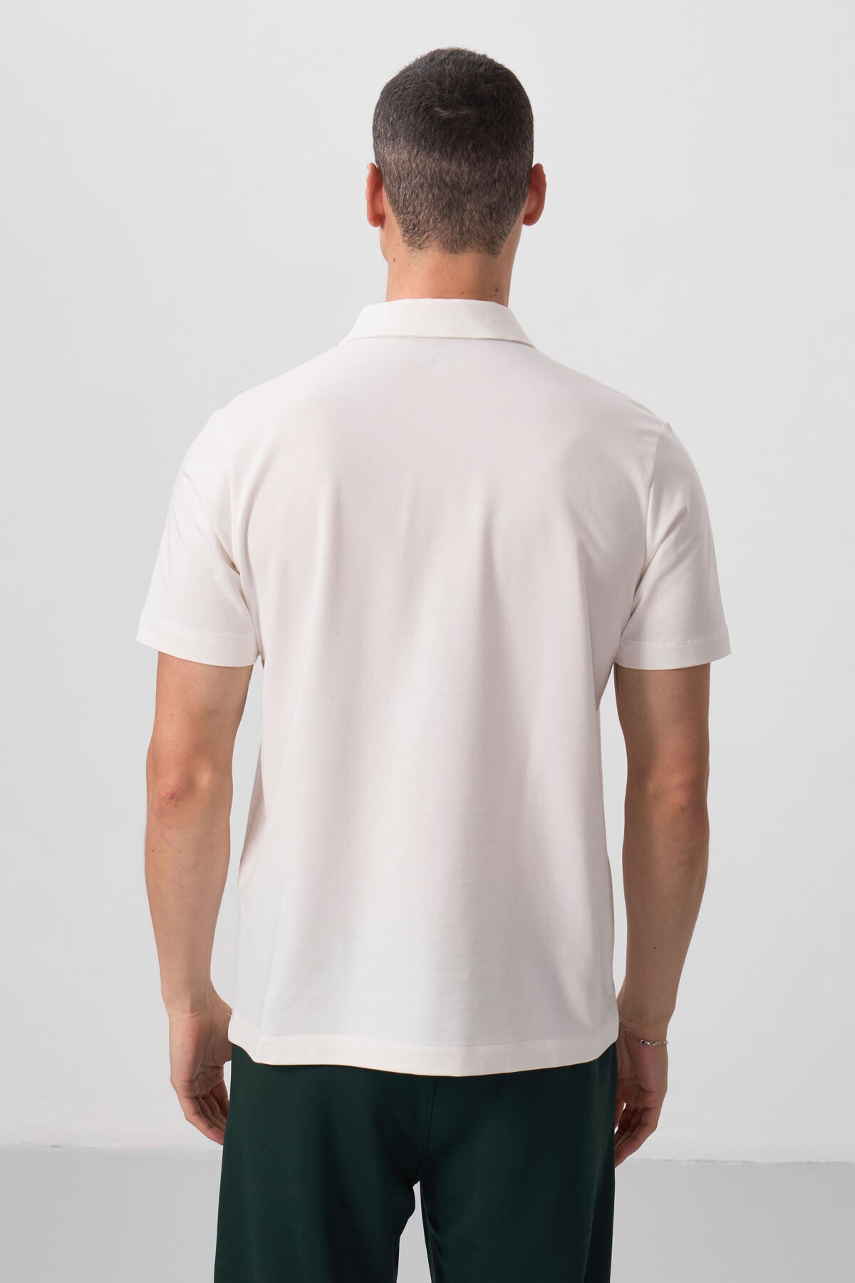 Image of Tricou bărbătesc Off-White Standard Fit Basic Polo Collar - 87768