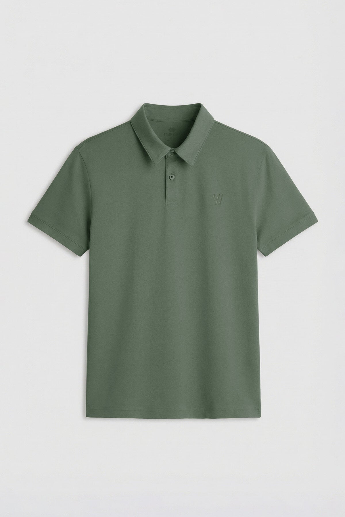 Image of Açık Yeşil Standart Kalıp Basic Polo Yaka Erkek T-Shirt - 87768