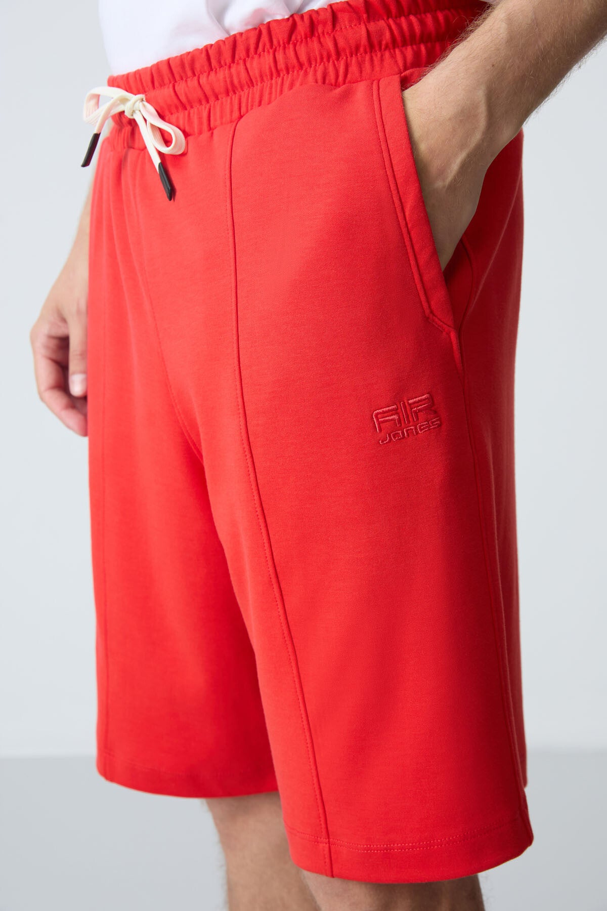 Image of Pantaloni scurți Fiesta din bumbac gros, texturat moale, croială standard, pentru bărbați - 81277