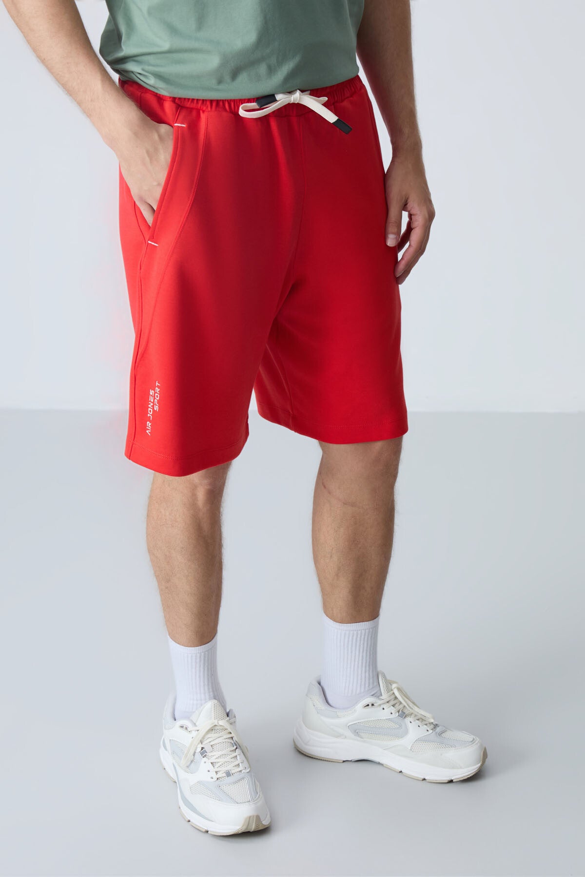 Image of Pantaloni scurți Fiesta din bumbac gros, texturat moale, croială standard, pentru bărbați - 81278