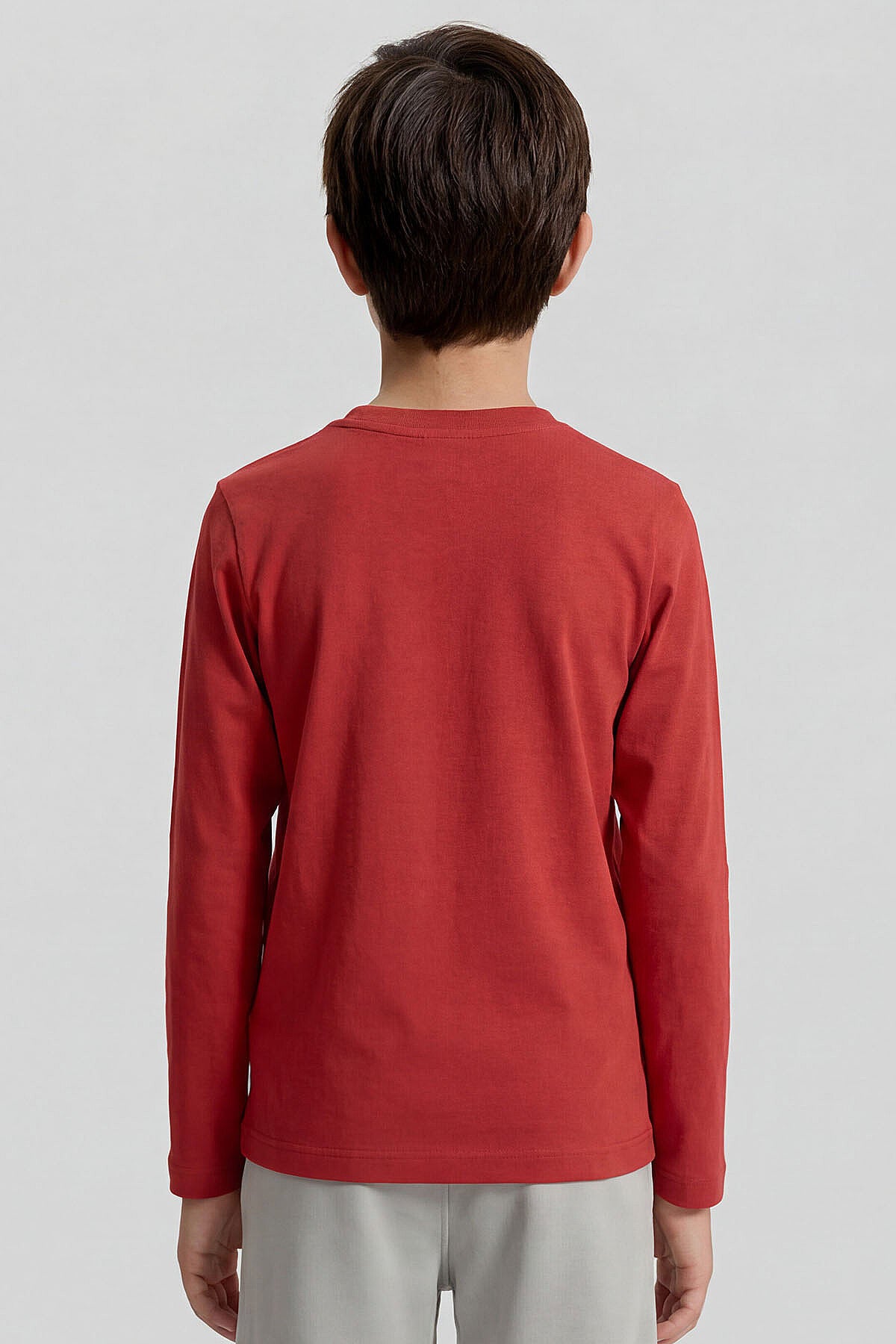 Image of Fiesta O Yaka Standart Fit Basic Uzun Kollu Unisex Çocuk T-Shirt - 11329