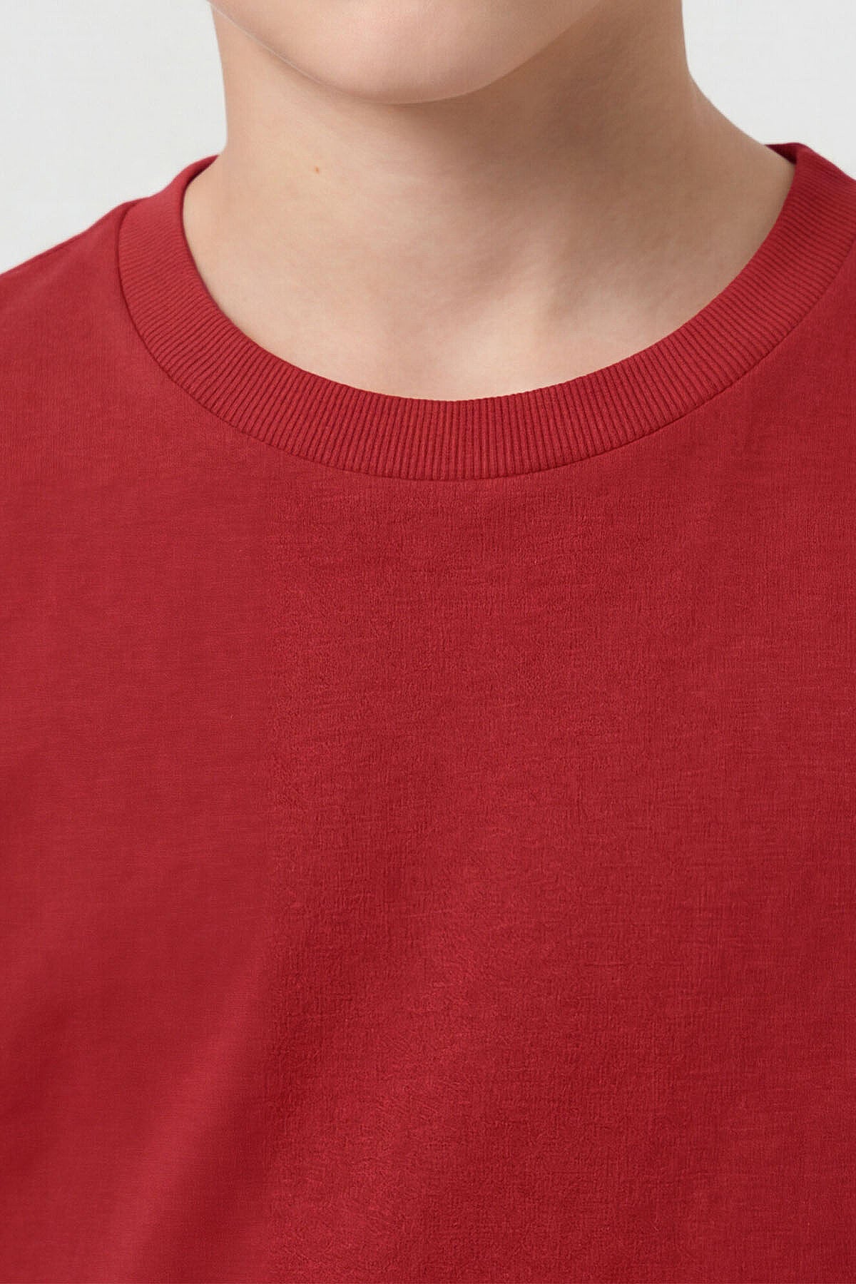 Image of Fiesta Crew Neck Standard Fit Basic Unisex Kids T-Shirt - 11328
