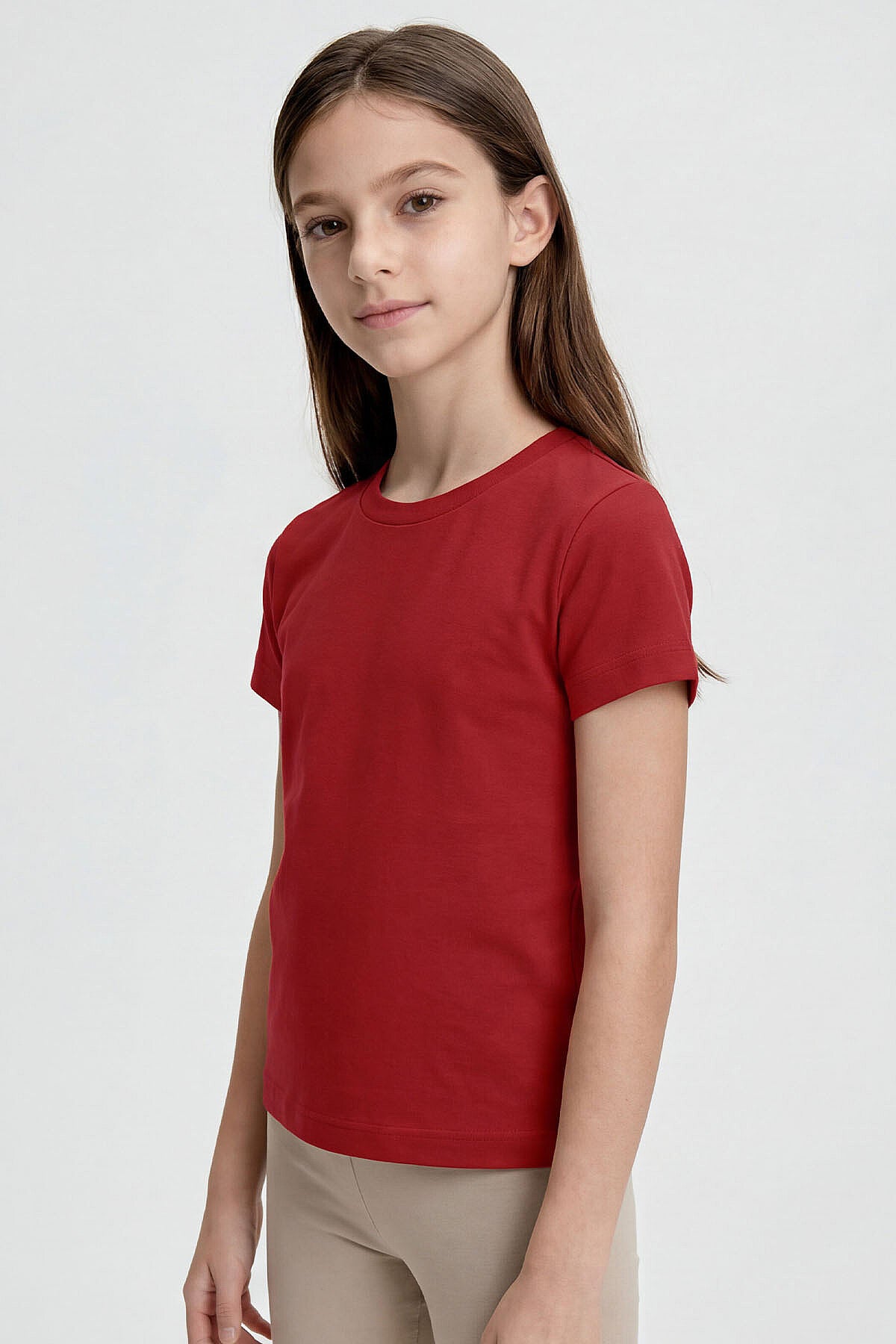 Image of Fiesta Crew Neck Standard Fit Basic Unisex Kids T-Shirt - 11328