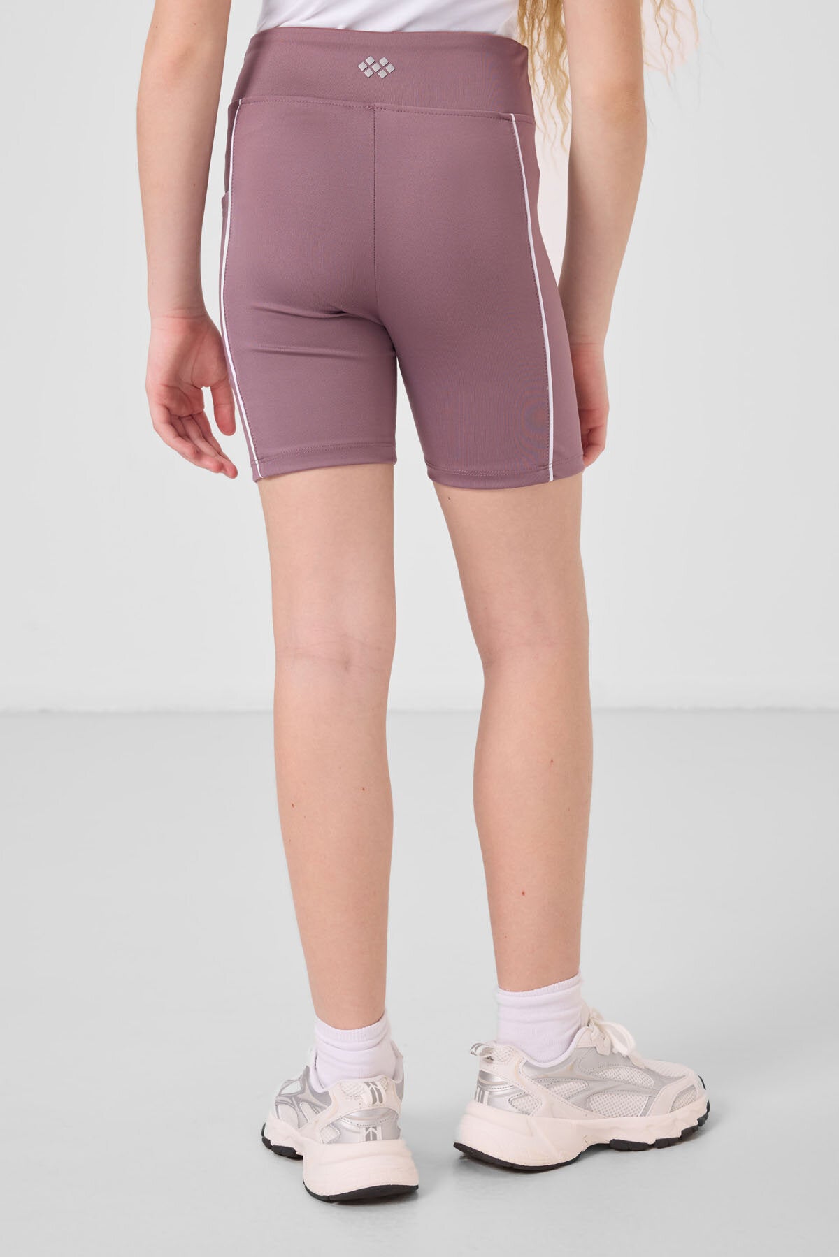 Image of Gül Kurusu Esnek Standart Fit Basic Performans Kız Çocuk Tayt - 75189