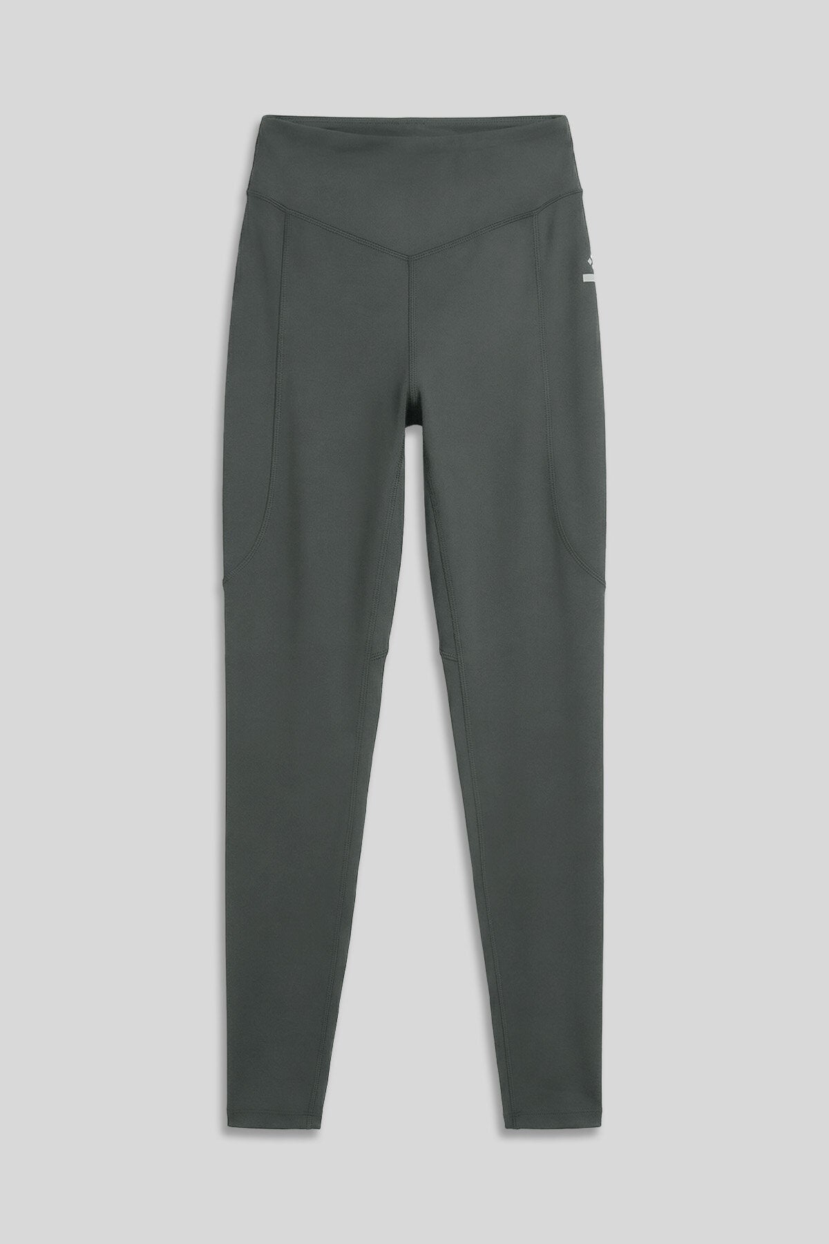 Image of Haki Standart Fit Esnek Performans Kadın Tayt - 94666