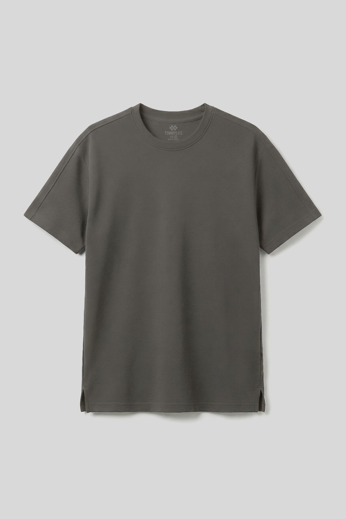 Image of Haki Rahat Form Esnek Nefes Alabilir Erkek T-Shirt - 88495