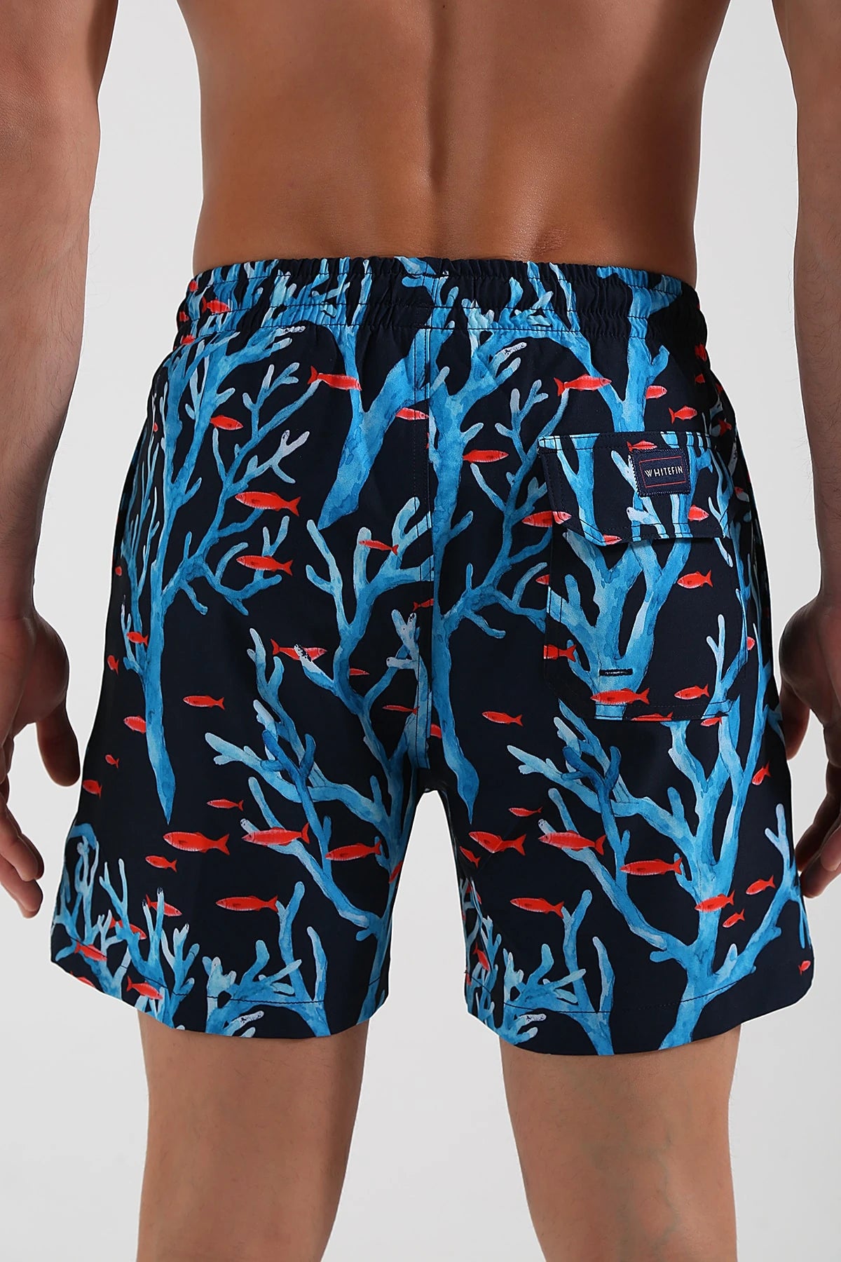 Image of Pantaloni scurți de baie Fish Life pentru bărbați