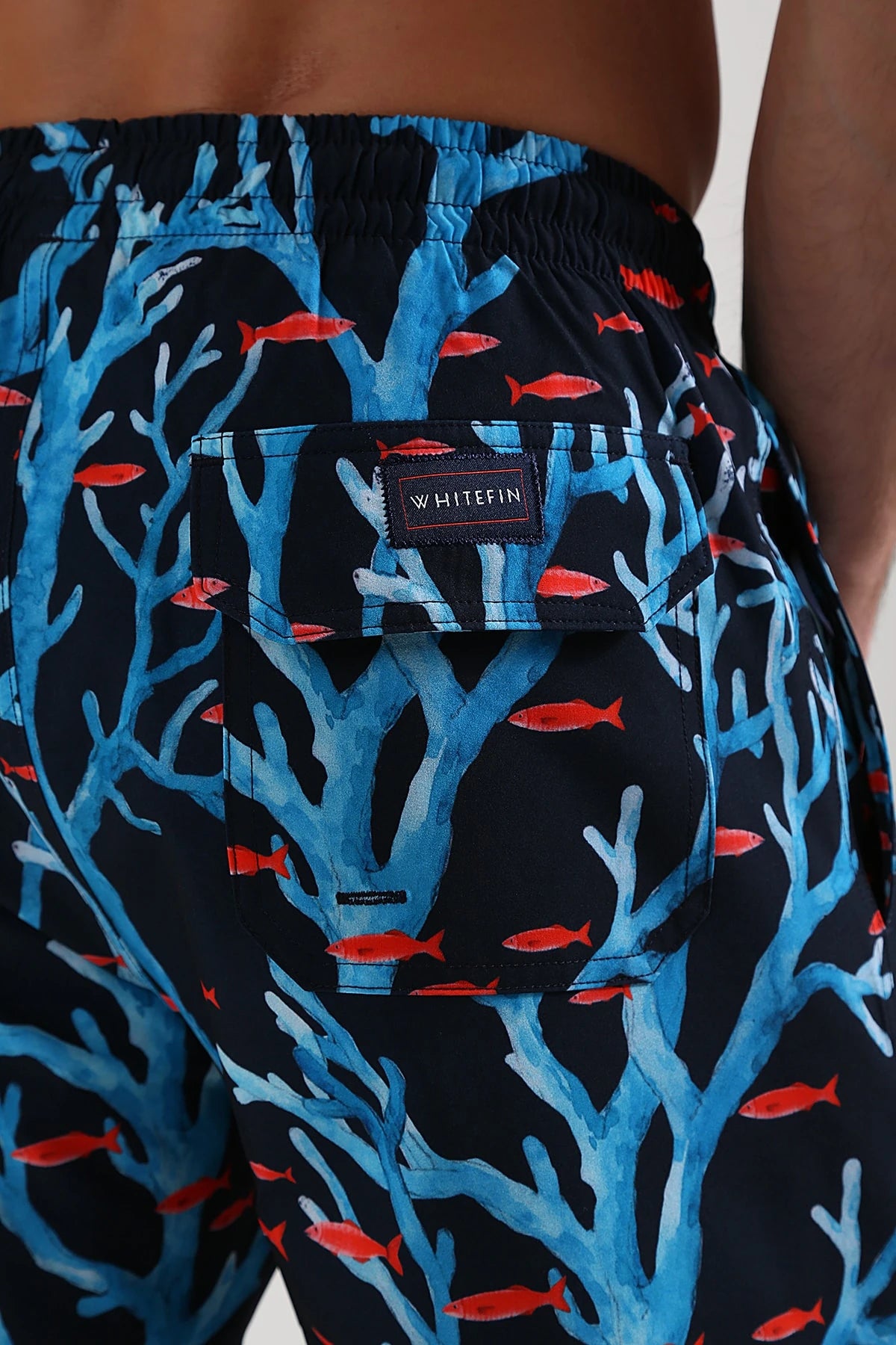 Image of Pantaloni scurți de baie Fish Life pentru bărbați