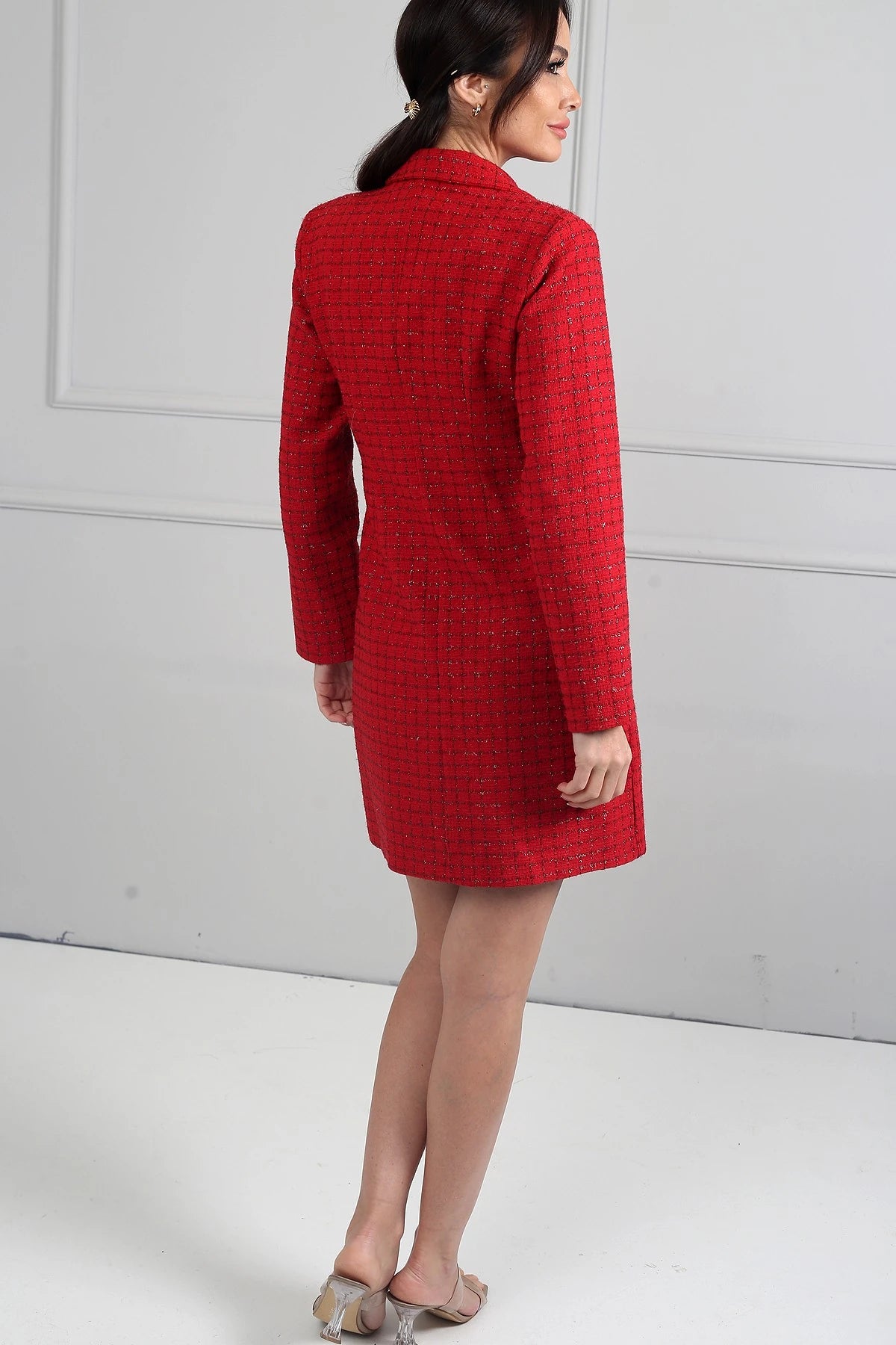 Image of Women's Chanel Double-Breasted Jacket Dress