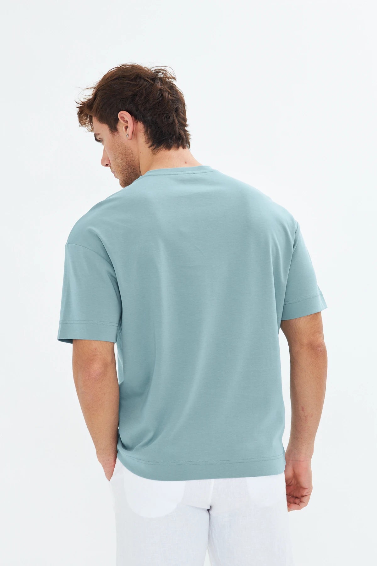 Image of Milan Pastel Turkuaz T-Shirt