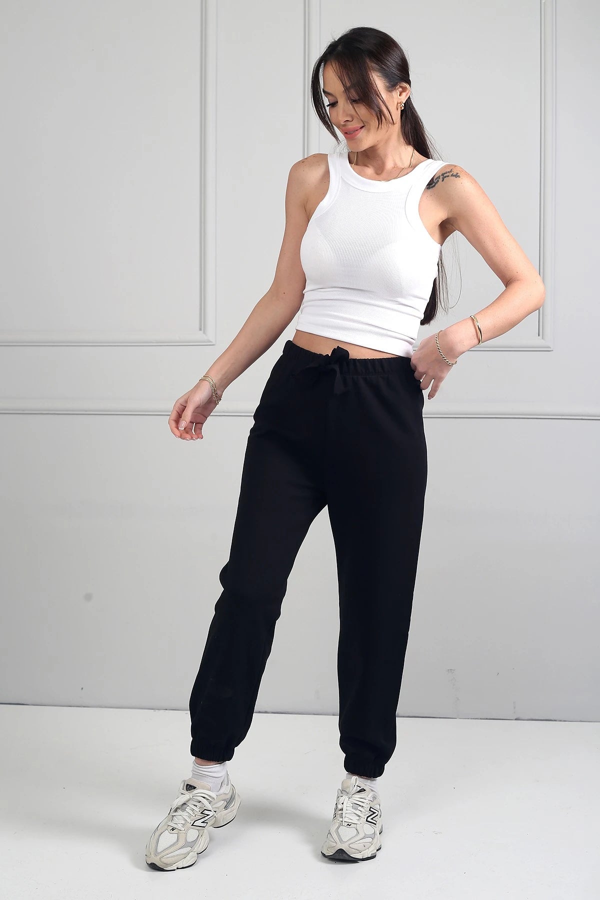 Image of Kadın Jogger Beli Lastikli Pantolon