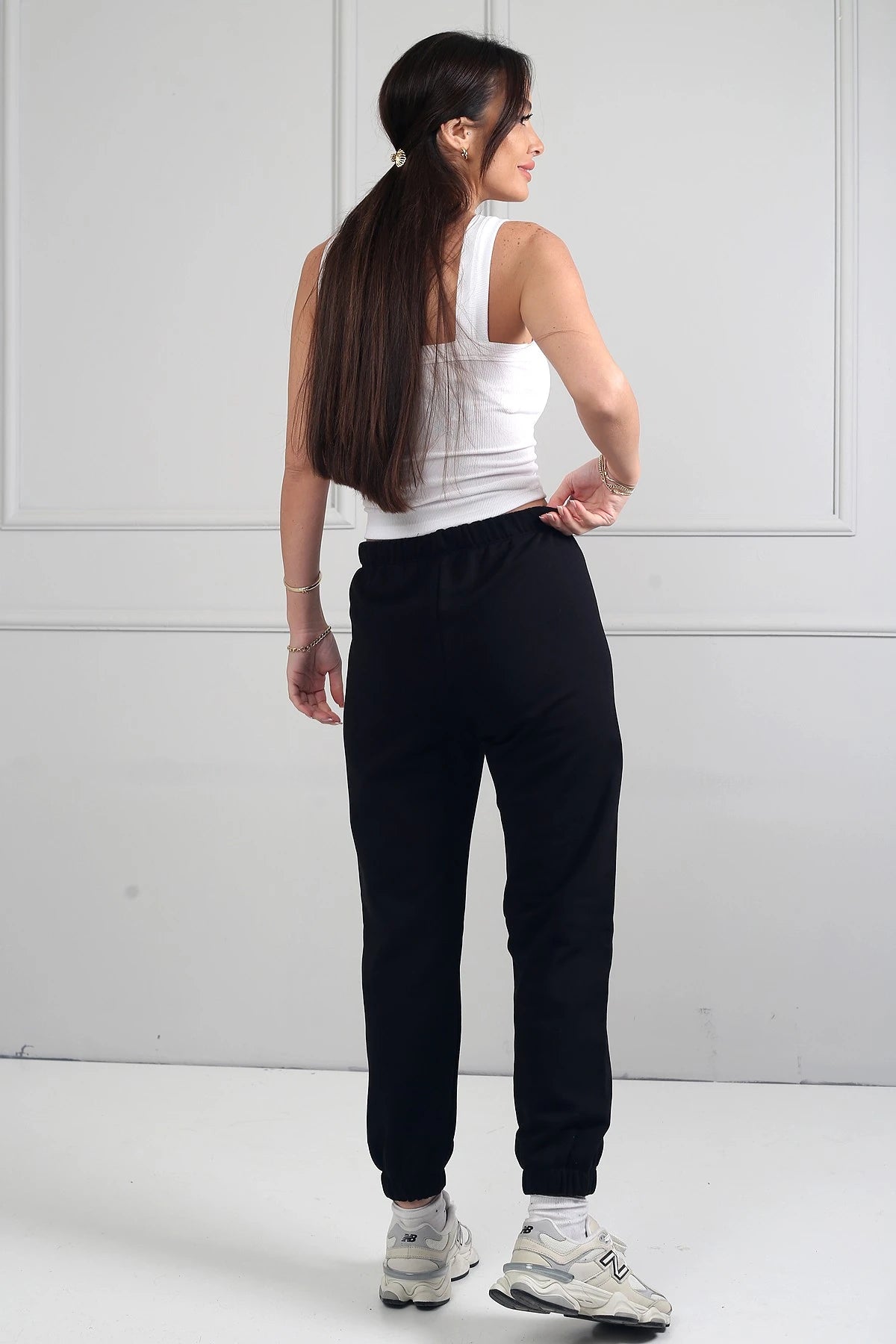 Image of Kadın Jogger Beli Lastikli Pantolon