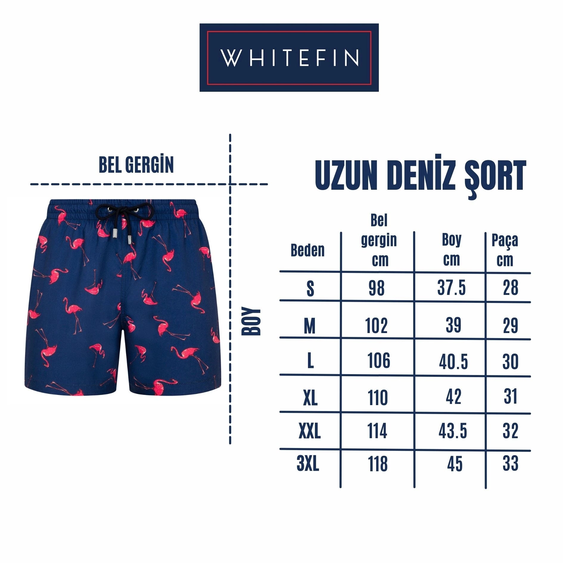 Image of Pantaloni scurți de baie pentru bărbați, pentru iahturi