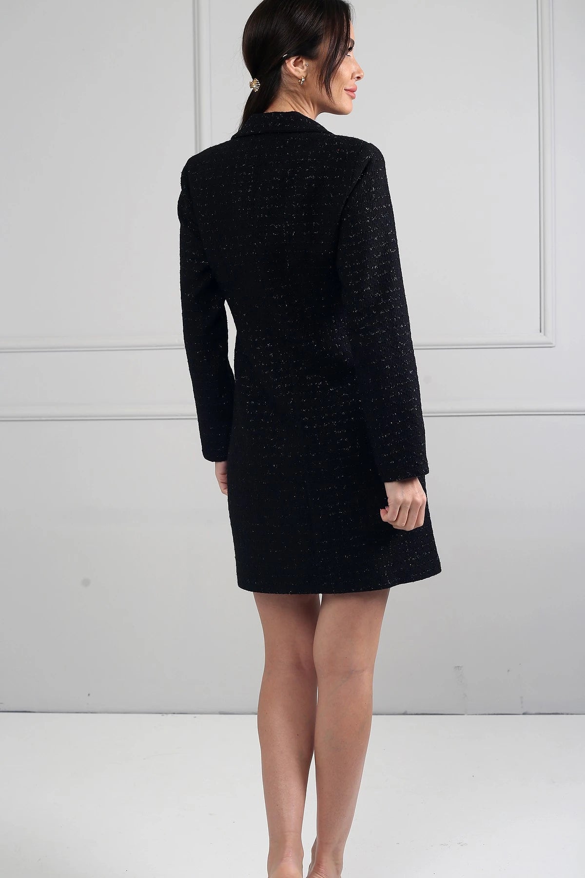 Image of Women's Chanel Double-Breasted Jacket Dress