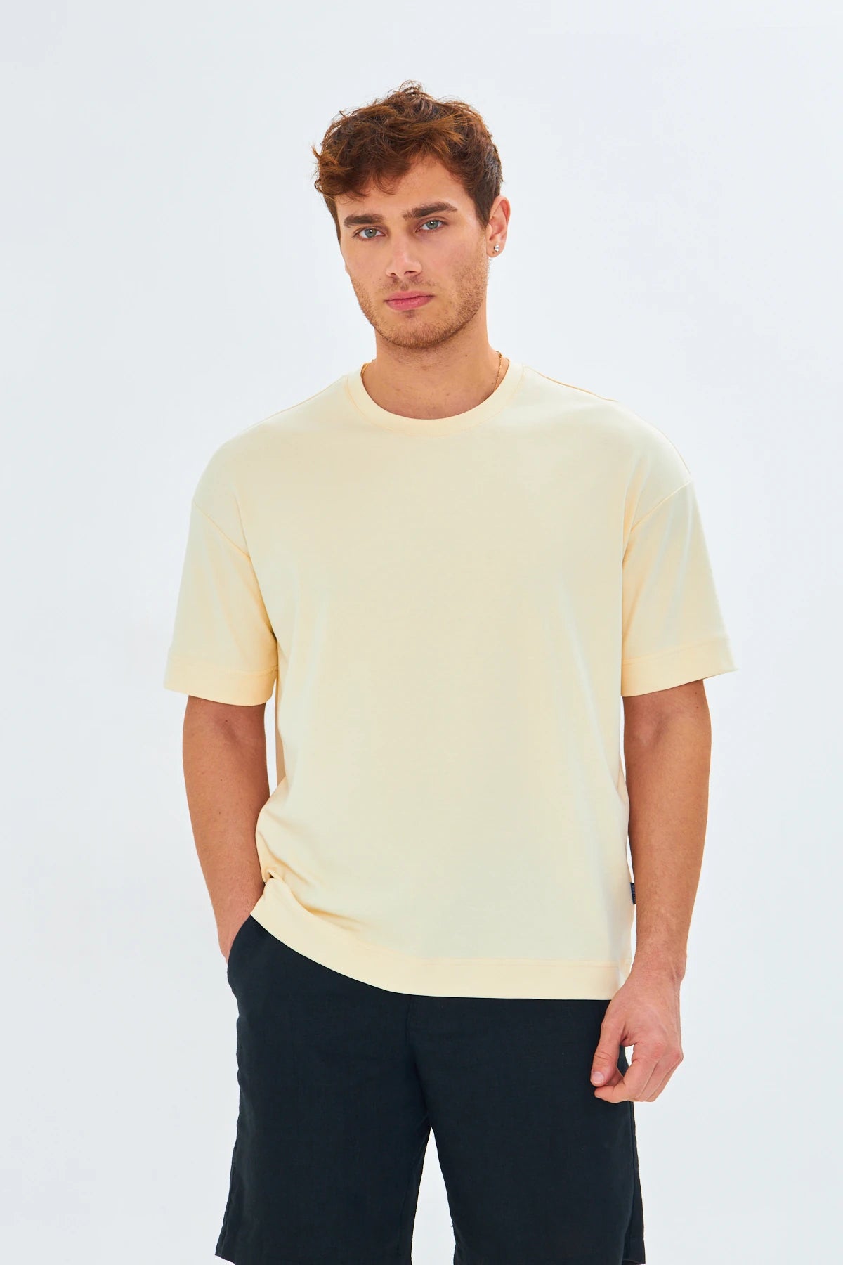 Image of Milan Pastel Sarı T-Shirt