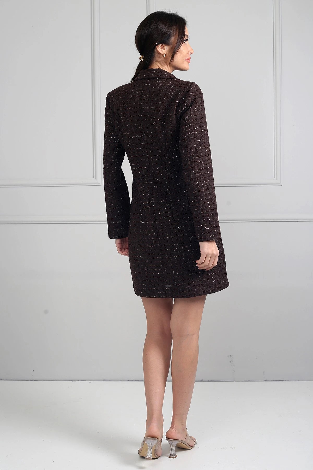 Image of Women's Chanel Double-Breasted Jacket Dress