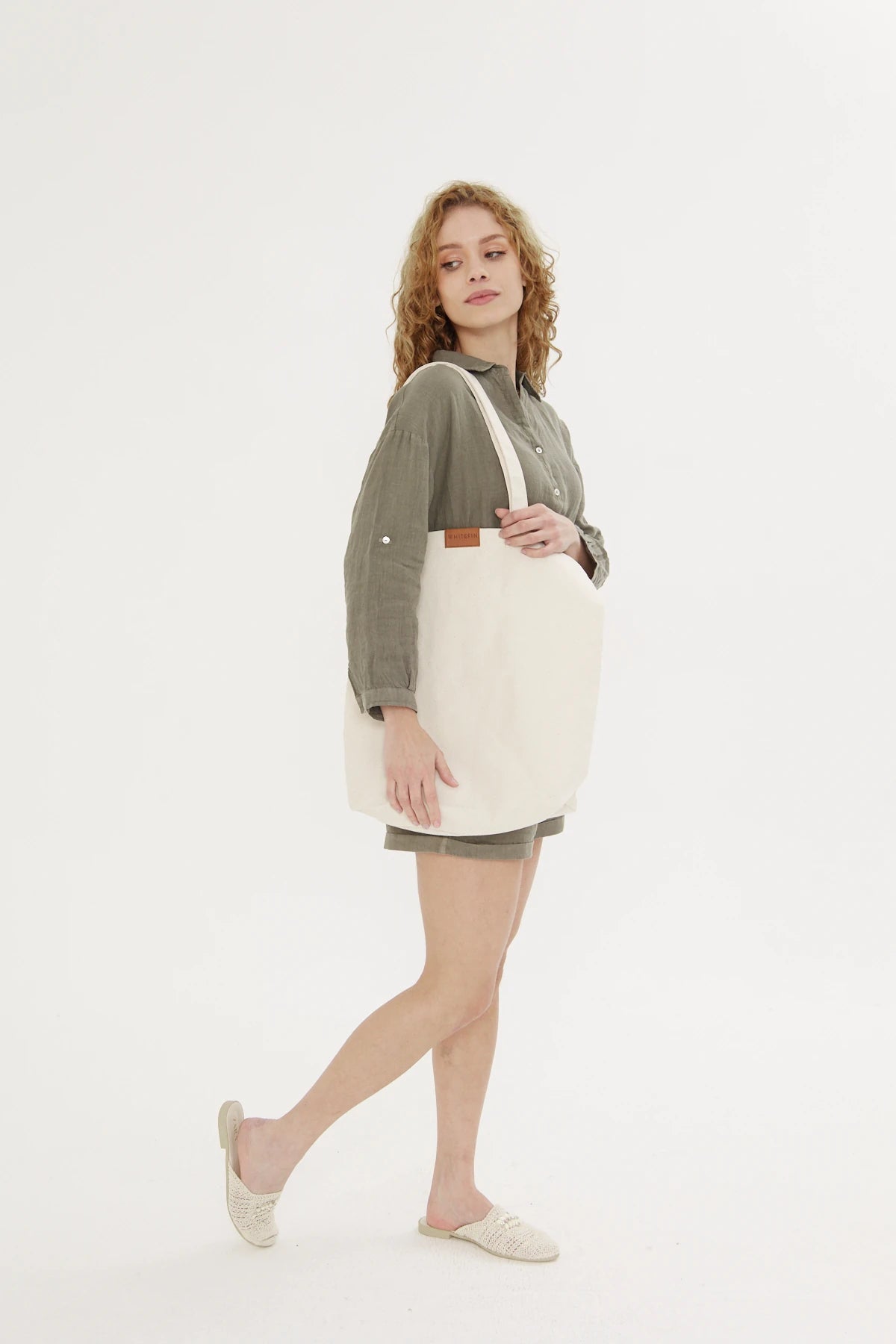 Image of Unisex Beach Bag, Off-White