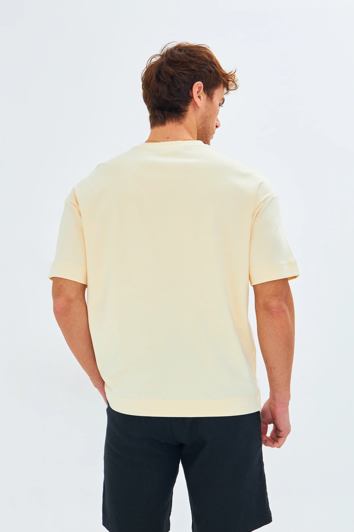 Image of Milan Pastel Sarı T-Shirt