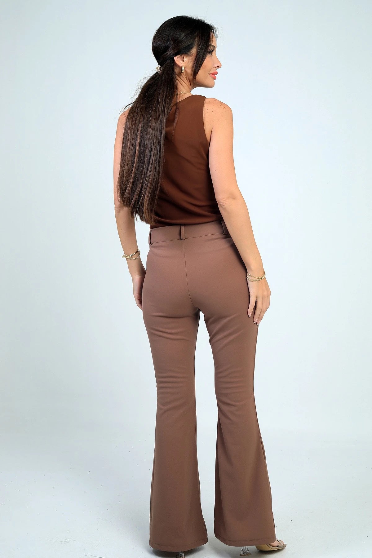 Image of Kadın İspanyol Paça Pantolon