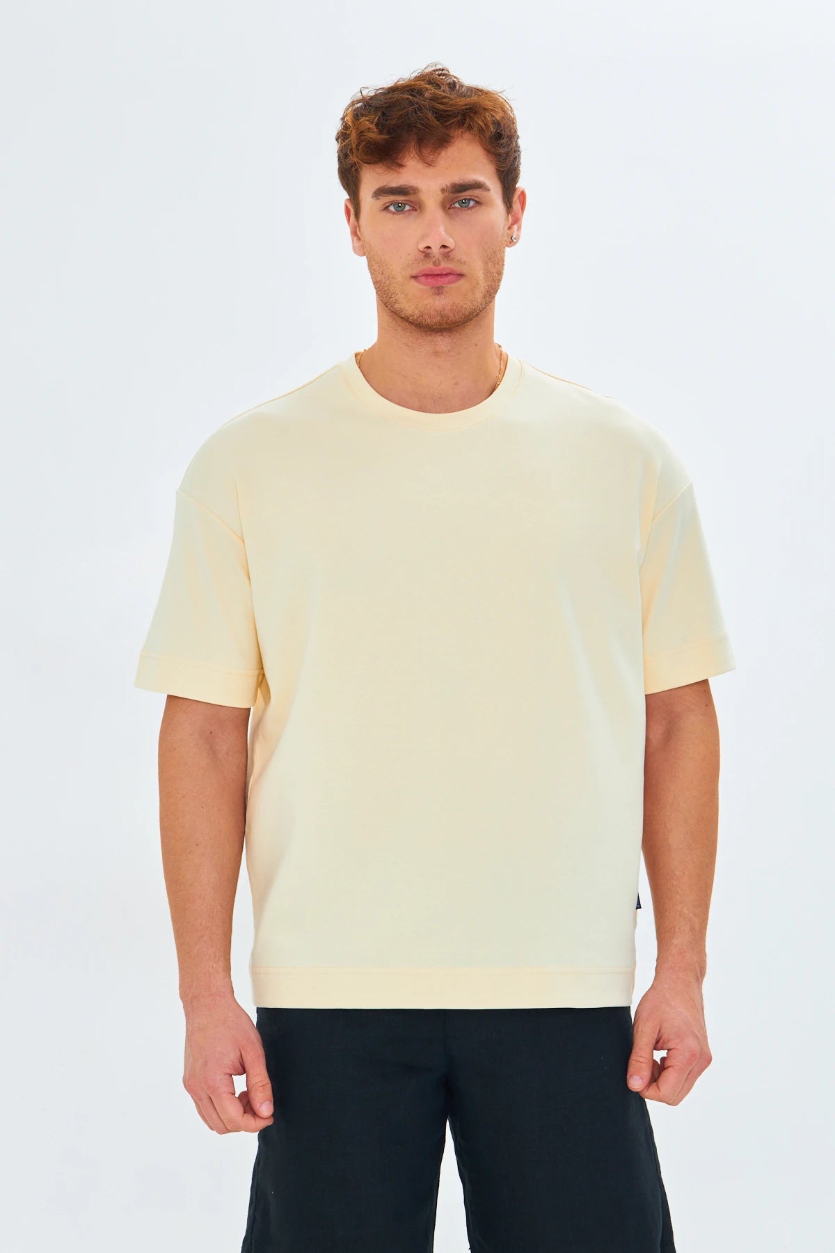 Image of Milan Pastel Sarı T-Shirt