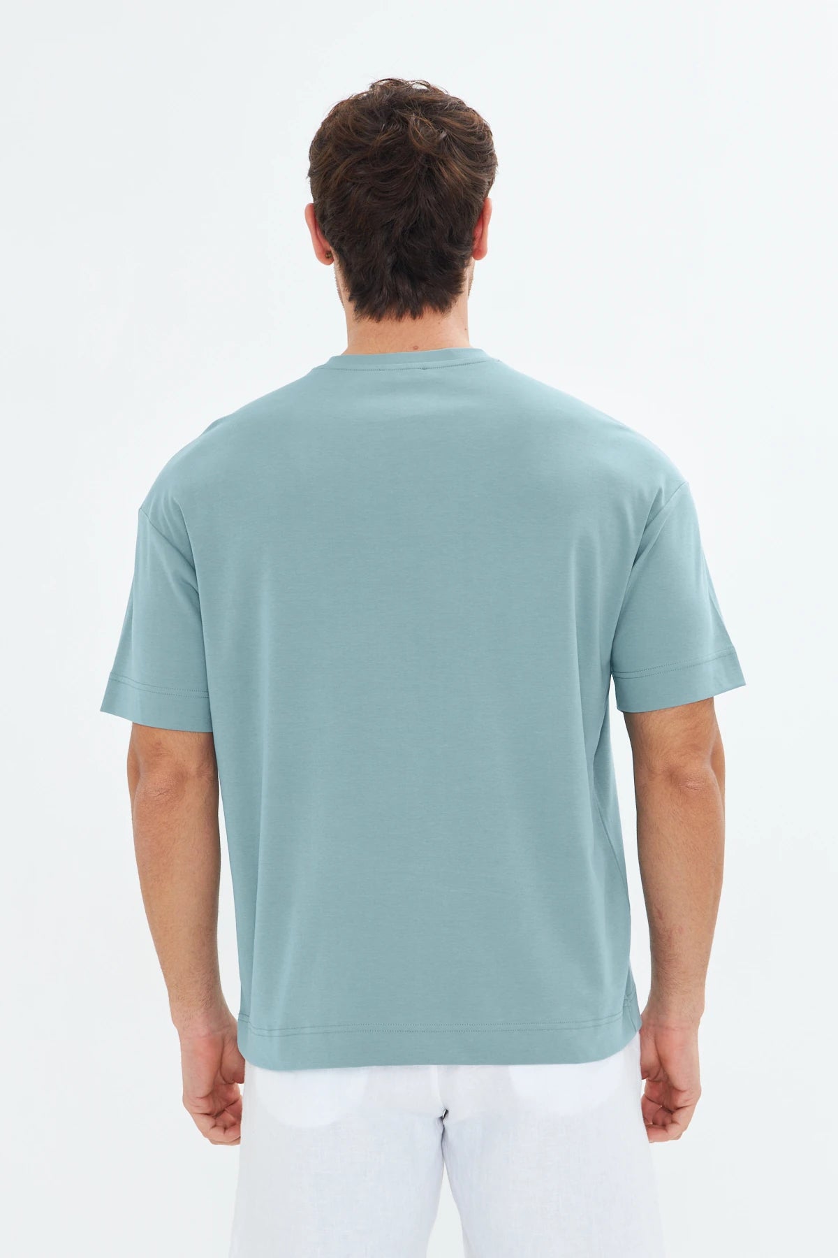 Image of Milan Pastel Turquoise T-Shirt