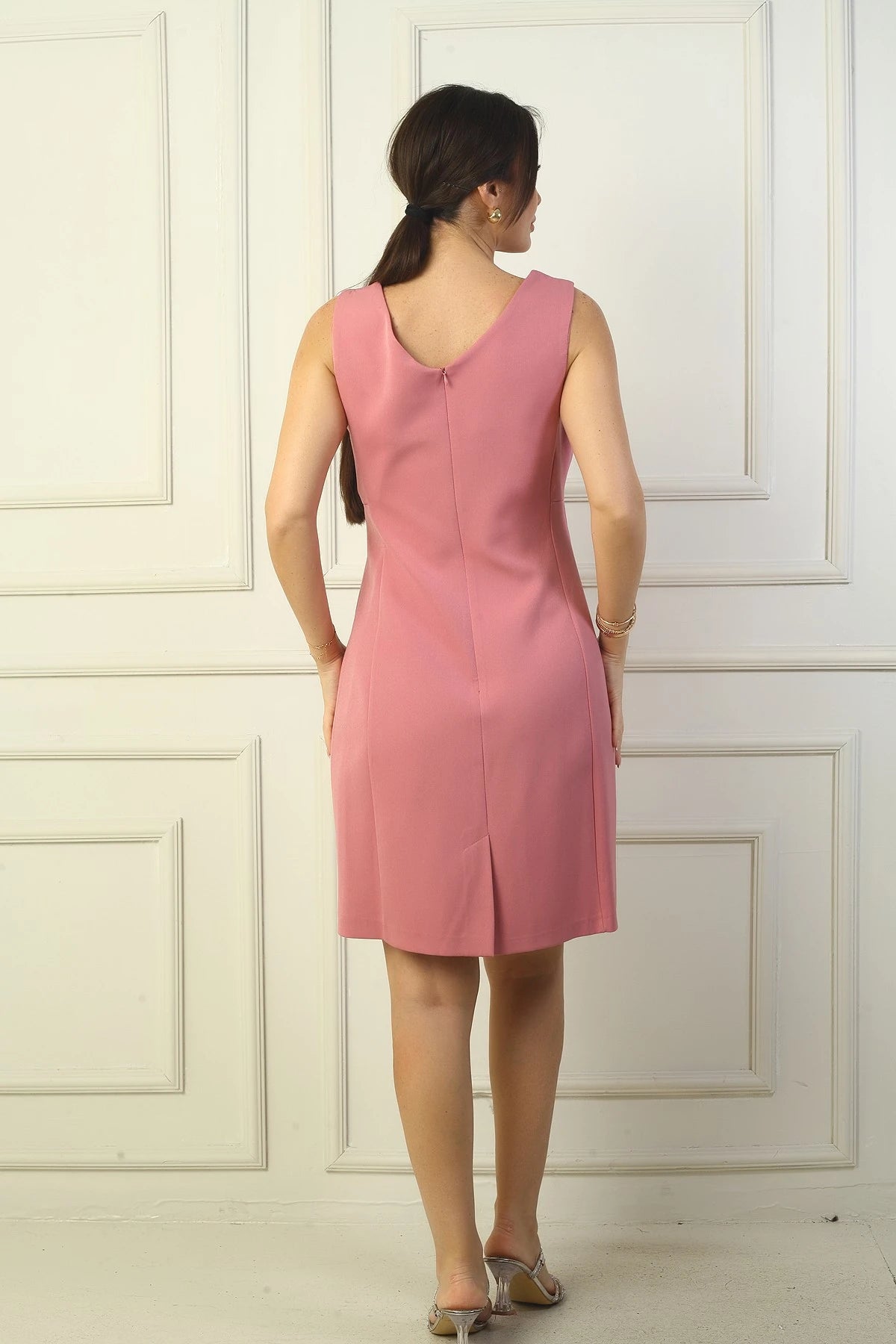 Image of V-Neck Classic Crop Dress