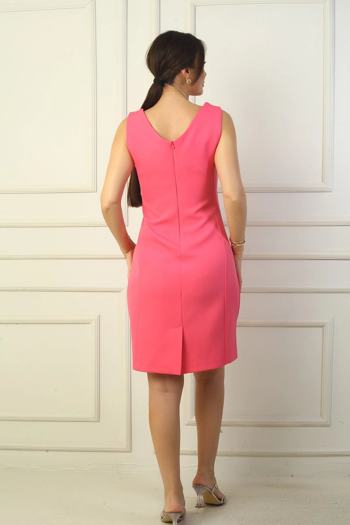 Image of V-Neck Classic Crop Dress