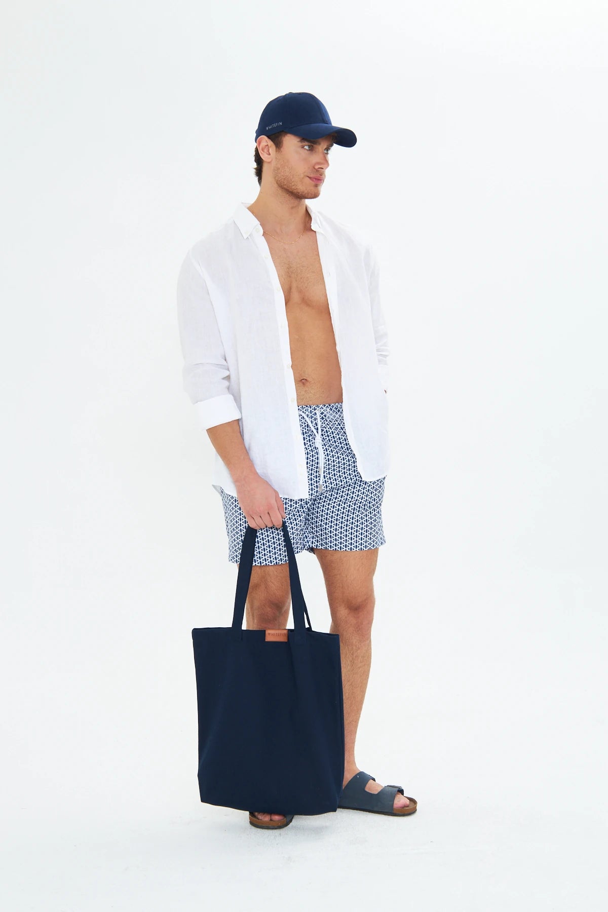 Image of Geantă de plajă unisex bleumarin