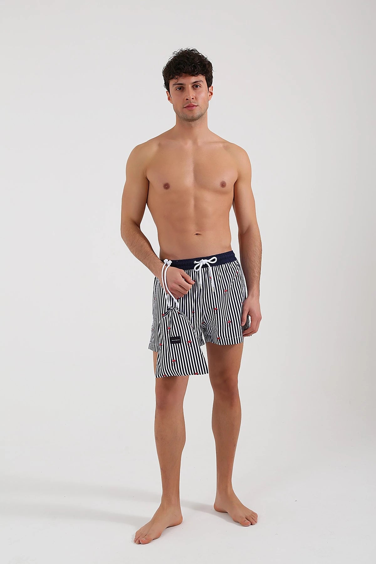 Image of Line Flamingo Men's Swim Shorts