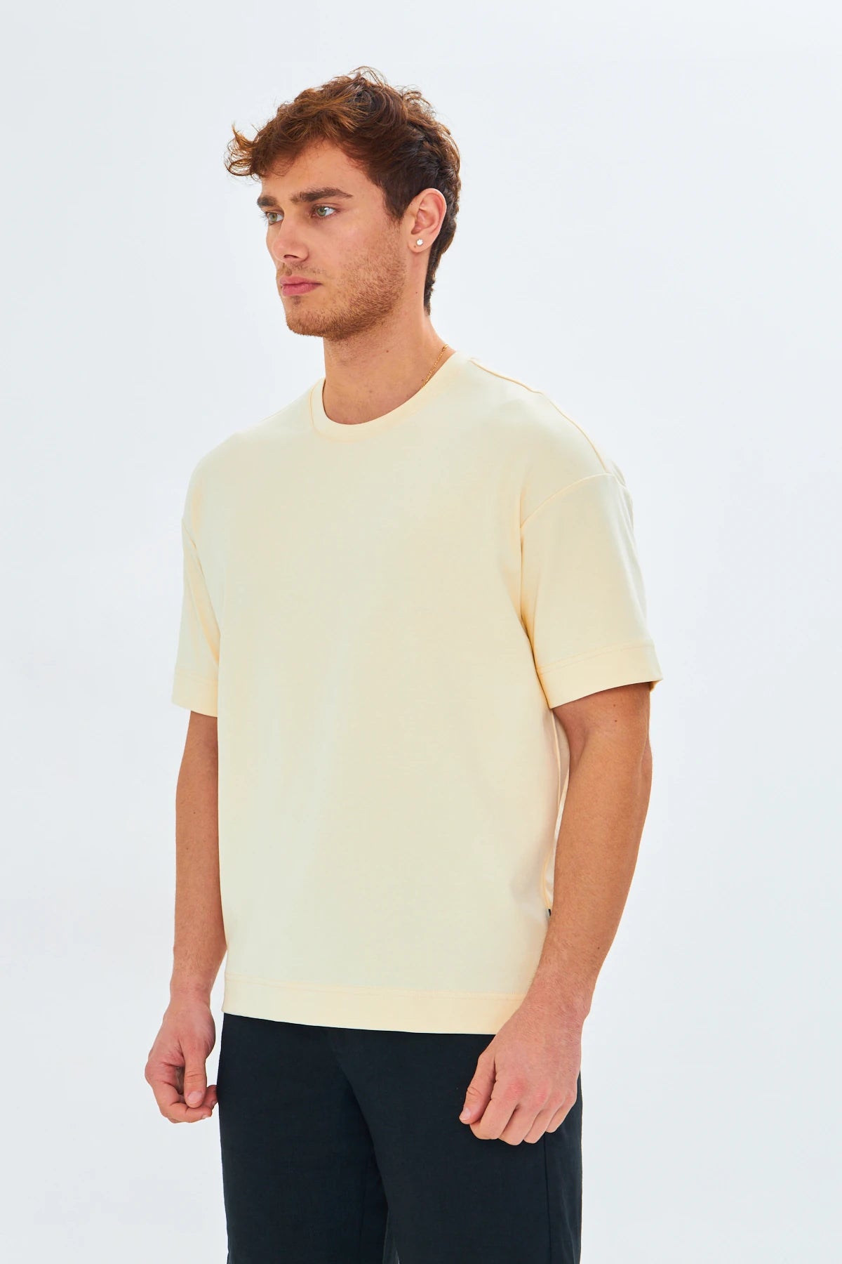 Image of Milan Pastel Sarı T-Shirt