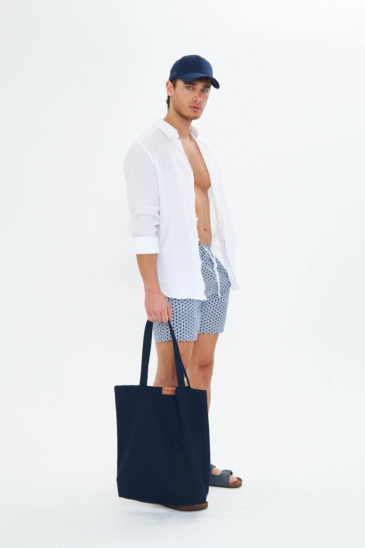 Image of Geantă de plajă unisex bleumarin