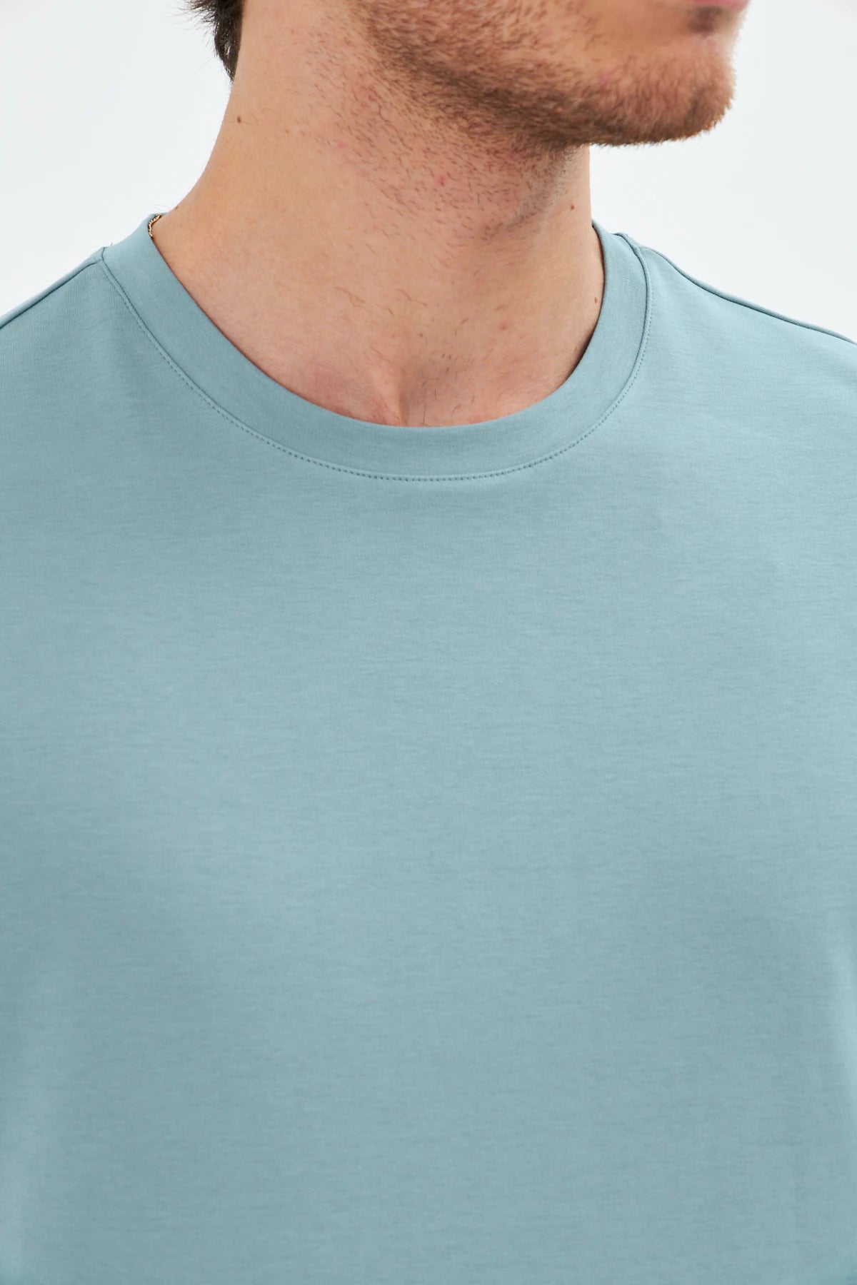 Image of Milan Pastel Turquoise T-Shirt