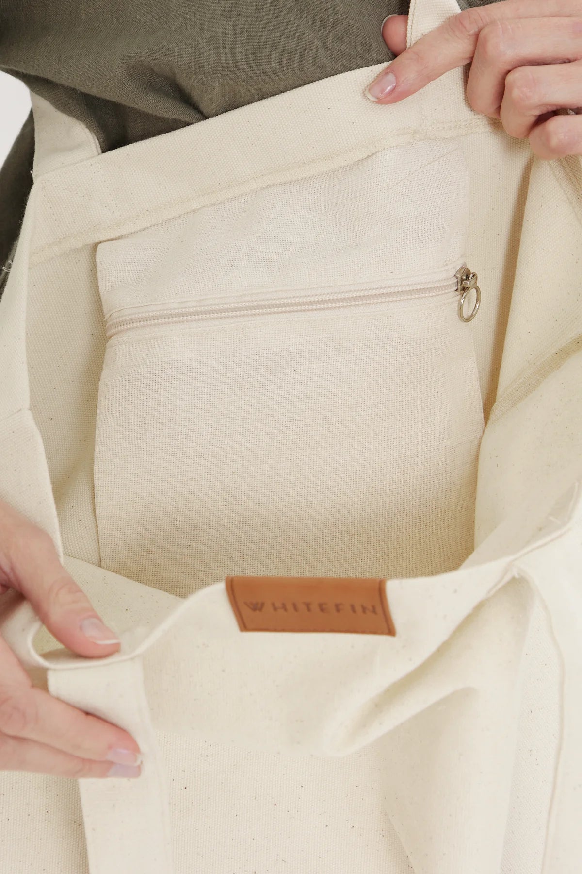 Image of Unisex Beach Bag, Off-White