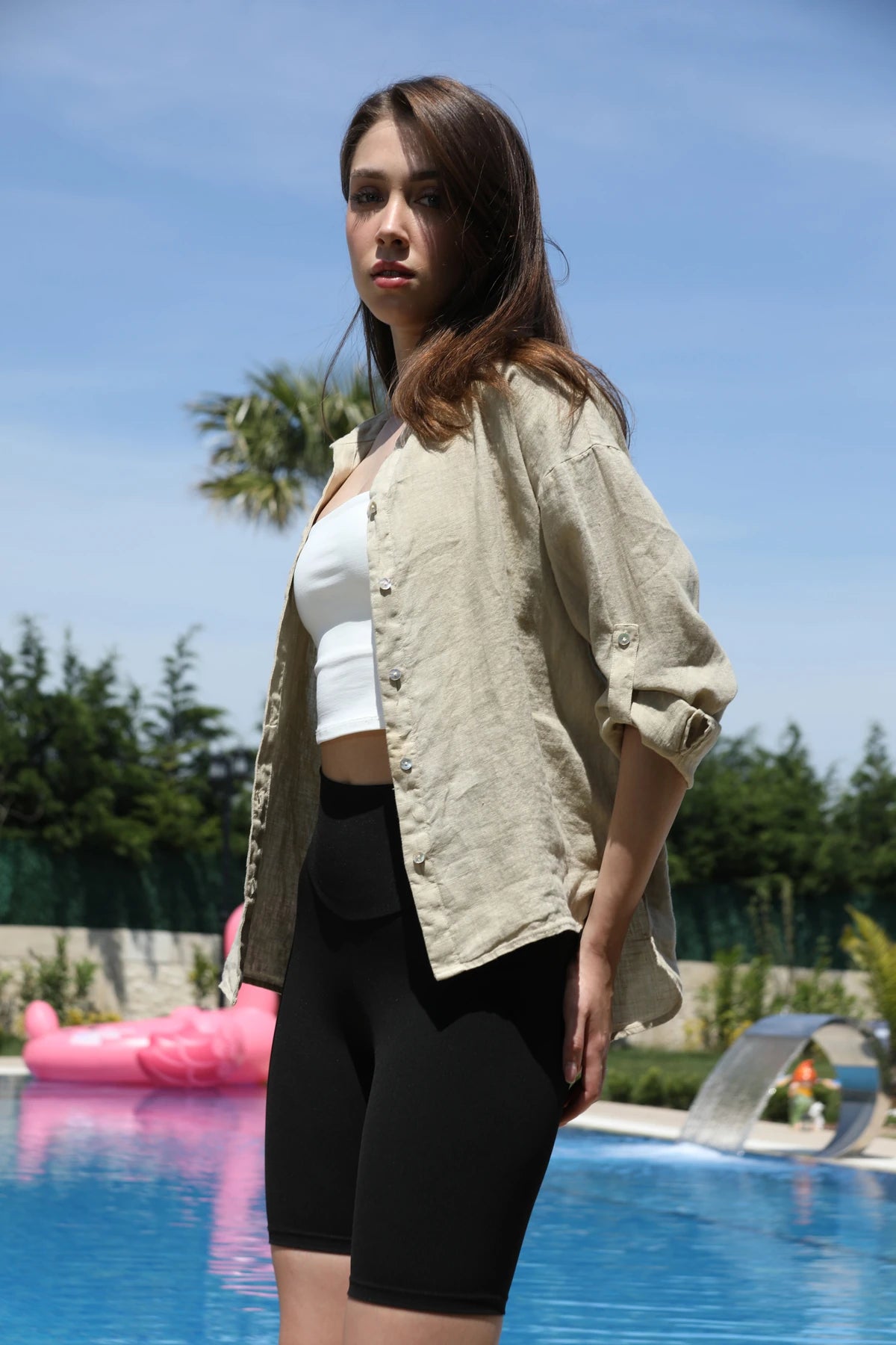 Image of Black short leggings