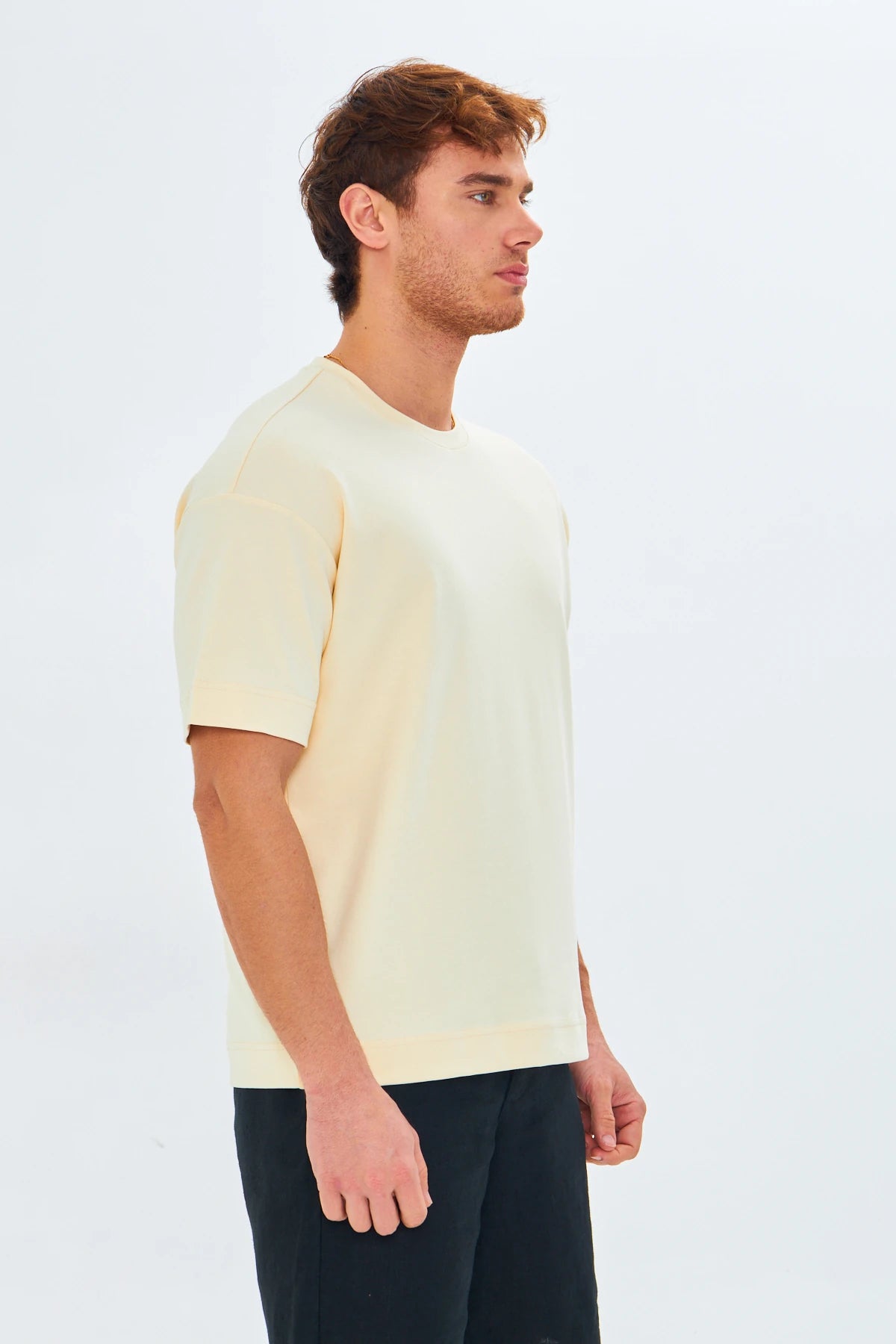 Image of Milan Pastel Sarı T-Shirt