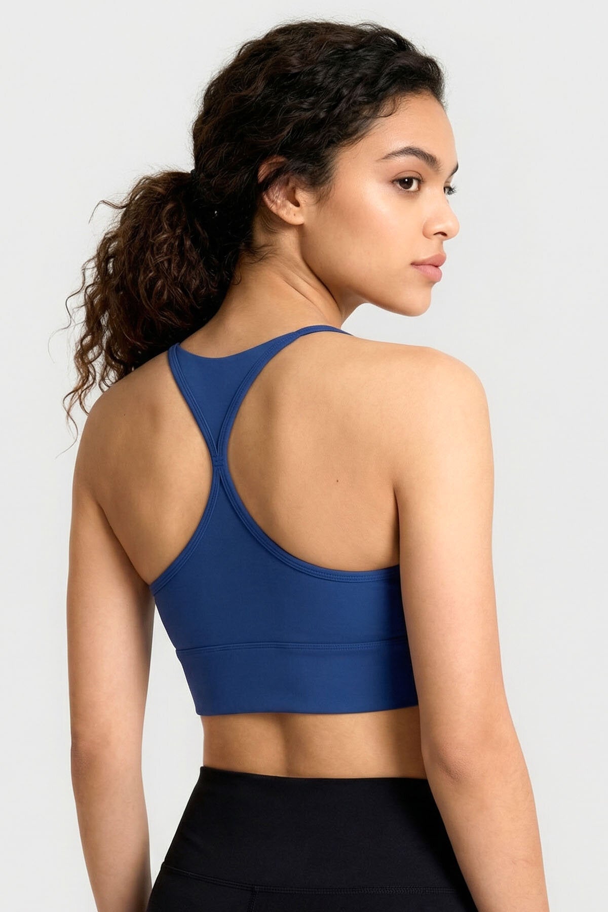 Image of İndigo Standart Fit Baskılı Sırt Detaylı Kadın Spor Büstiyer - 97300
