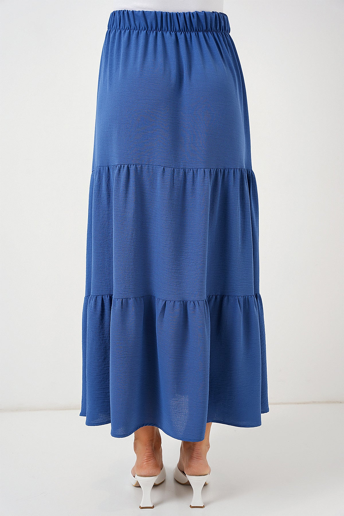 Image of Fustă lungă Ayrobin pentru femei 8048 - Indigo