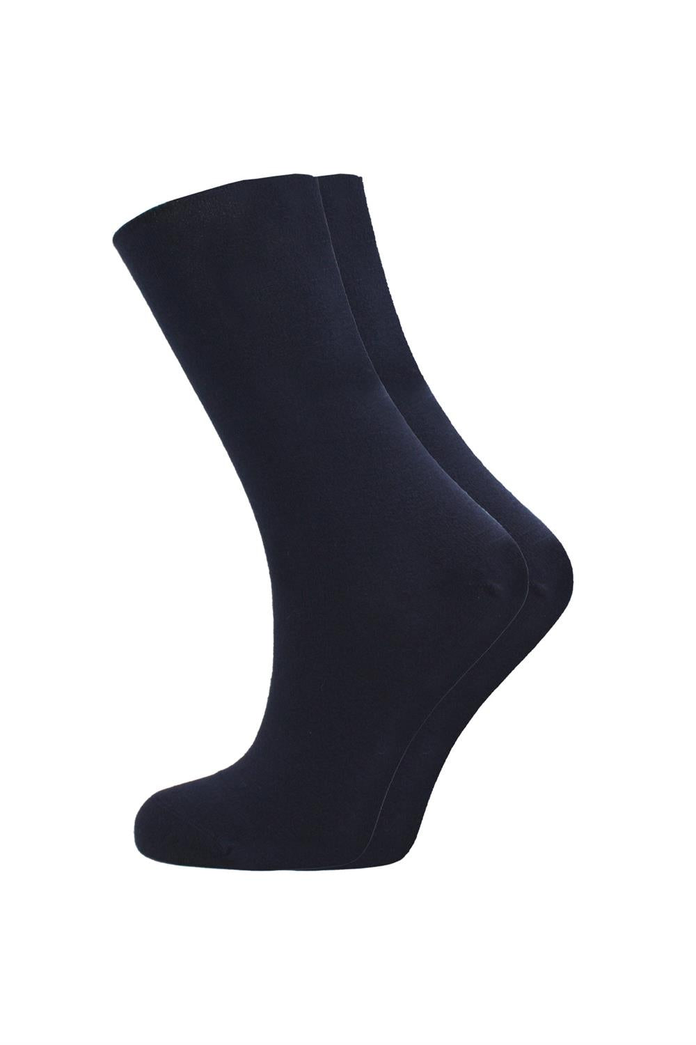 Image of Women's Bamboo Multicolored Diabetic Socks, Non-Constricting Socks, 6-Pack