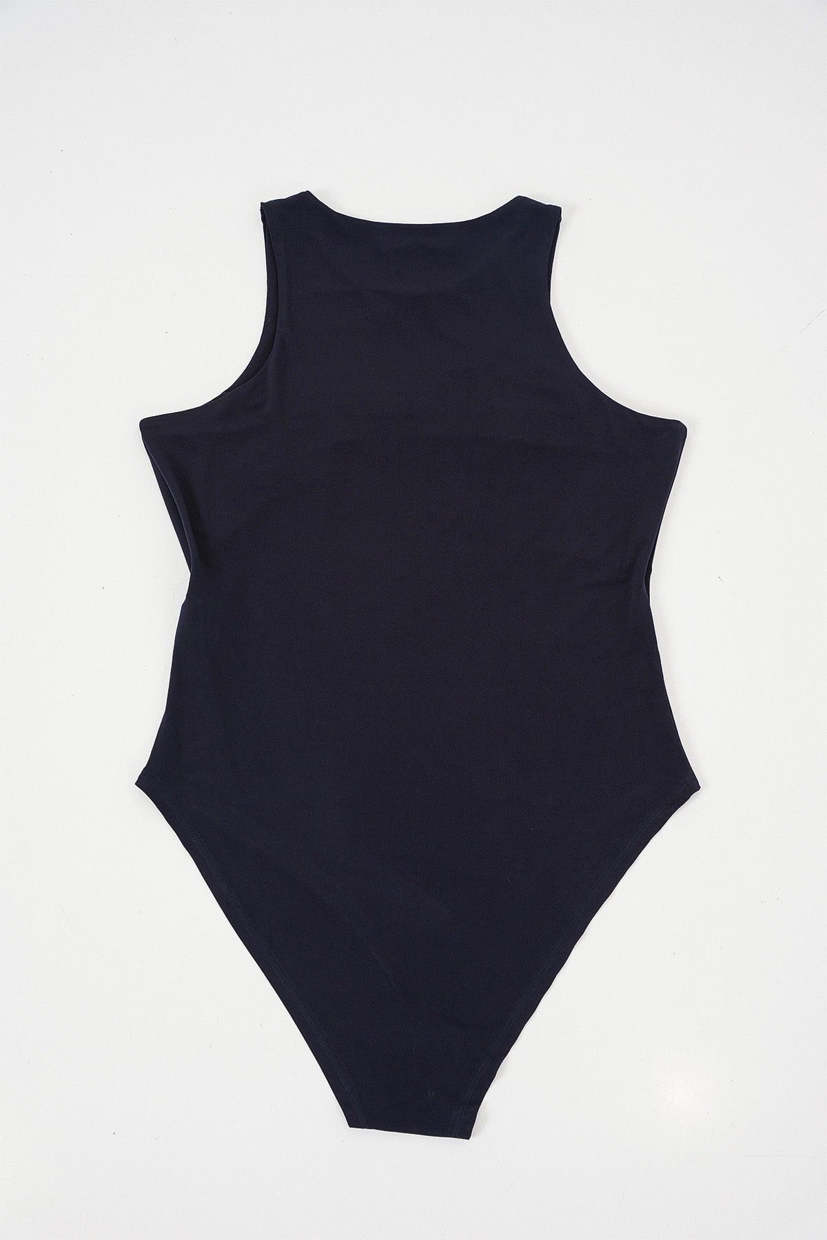 Image of Kadın Halter Yaka Çıtçıtlı Body 972 - Lacivert