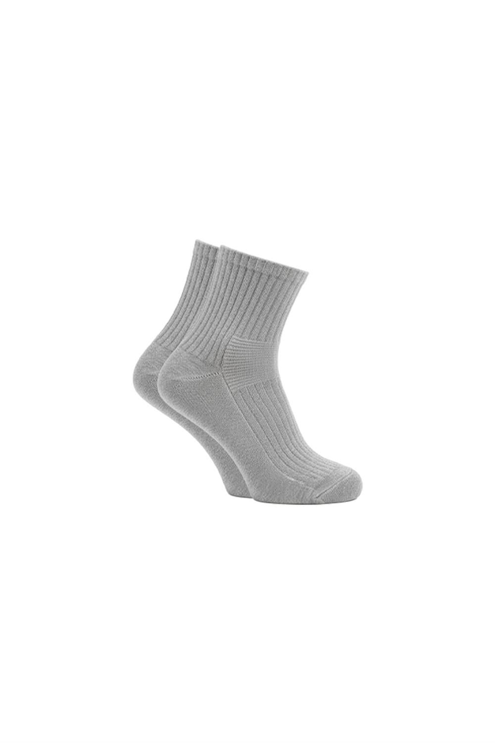 Image of Șosete diabetice din bumbac pentru femei, model tenis cu jumătate de manșetă, șosete fără strângere, multicolore, pachet de 6