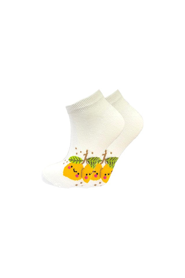 Image of Women's Cotton Ankle Socks, Colorful, 3-Pack
