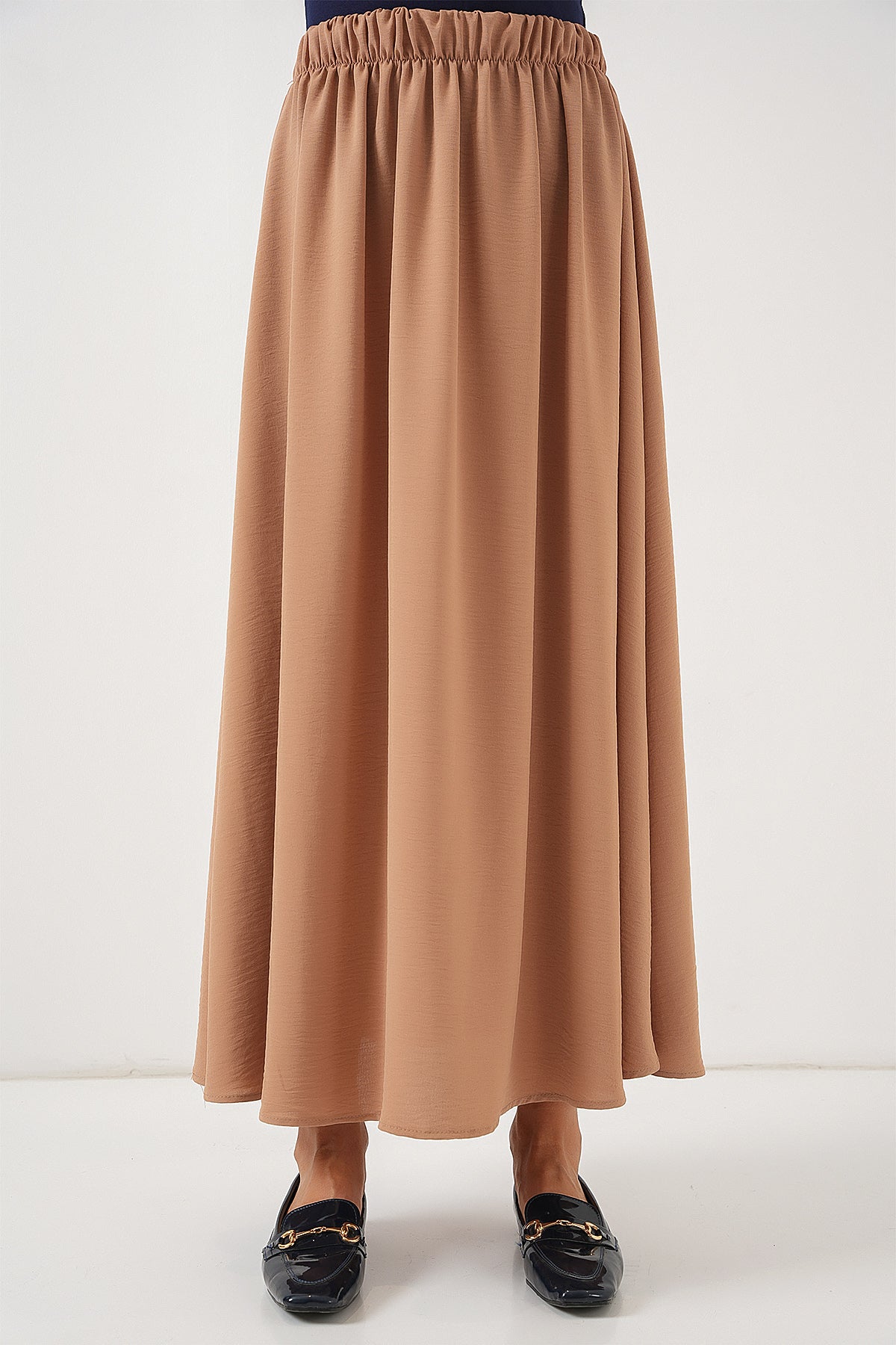 Image of Fustă lungă Ayrobin pentru femei 8050 - Camel