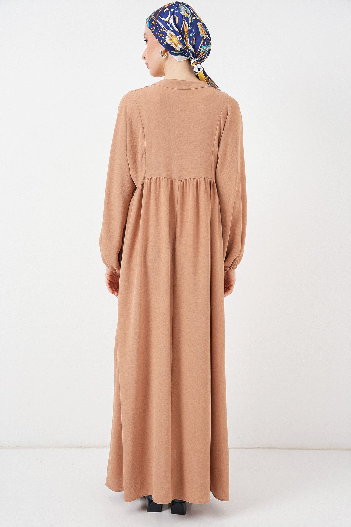 Image of Rochie lungă hijab pentru femei 2525 - Biscuit