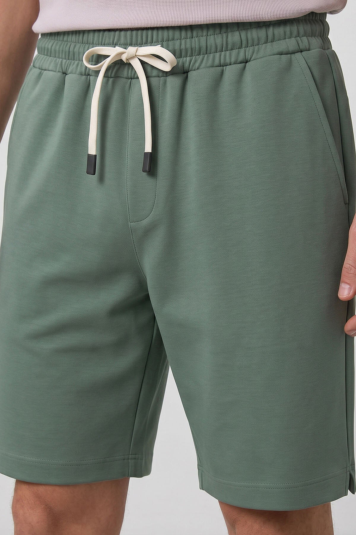 Image of Kaktüs Standart Fit Basic Arka Cepli Erkek Şort - 81314