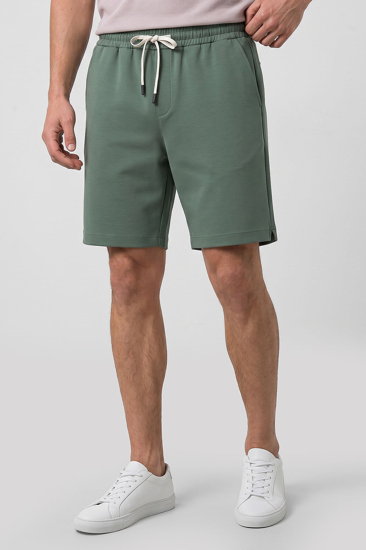 Image of Kaktüs Standart Fit Basic Arka Cepli Erkek Şort - 81314
