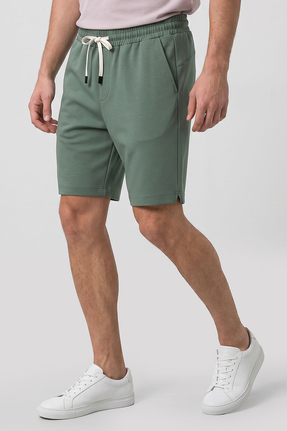 Image of Kaktüs Standart Fit Basic Arka Cepli Erkek Şort - 81314