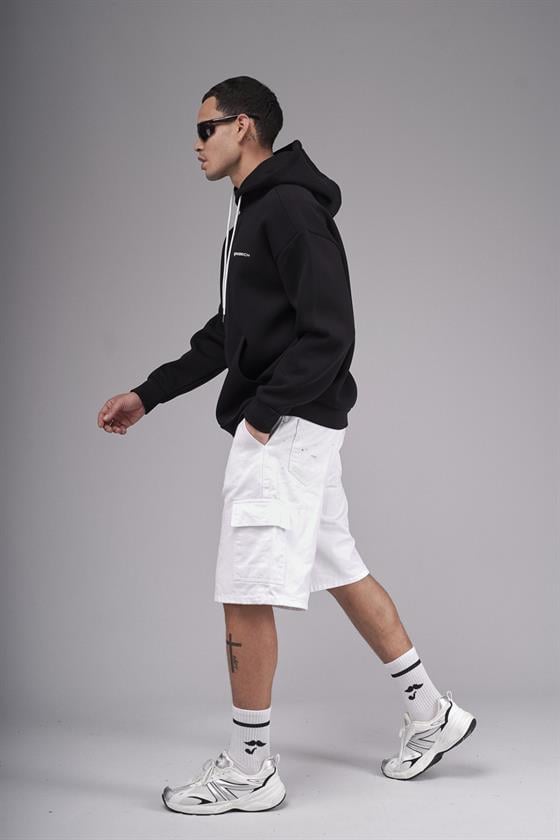 Image of Hanorac unisex cu imprimeu oversize și croială tip hoodie